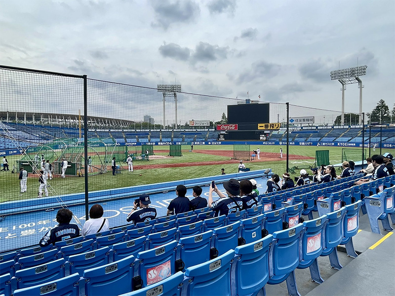 試合前練習見学会