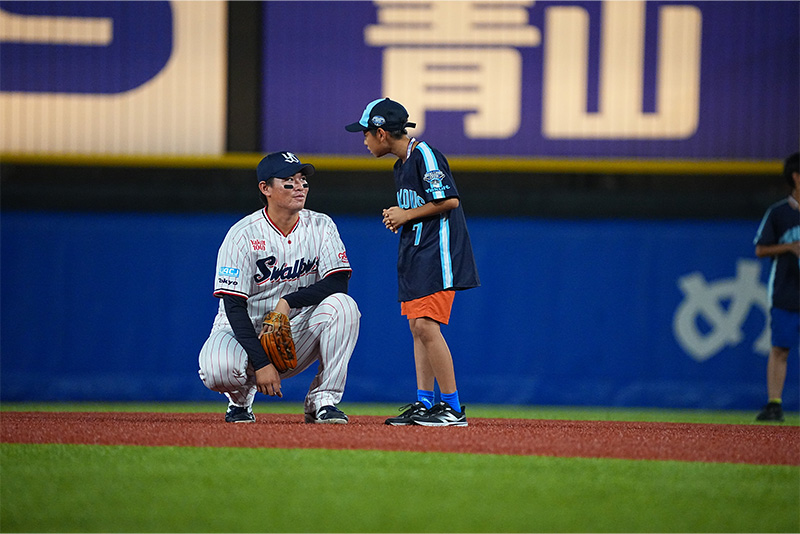 スタメンキッズ・始球式